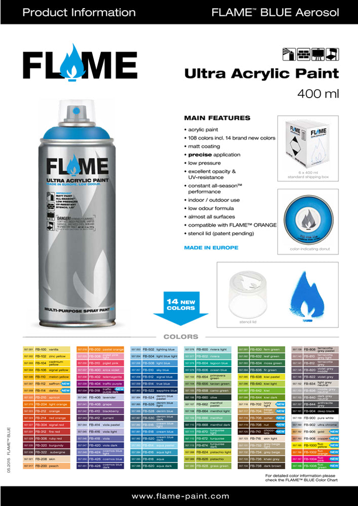 Flame Blue 400ml
